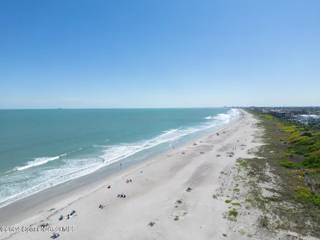 a view of beach and ocean