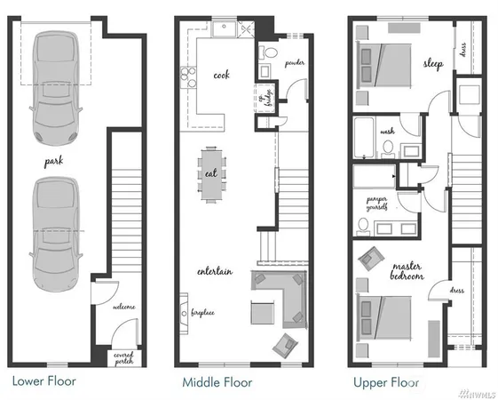 $2,500 | 3230 148th Street Southwest, Unit B4, Lynnwood, WA 98087