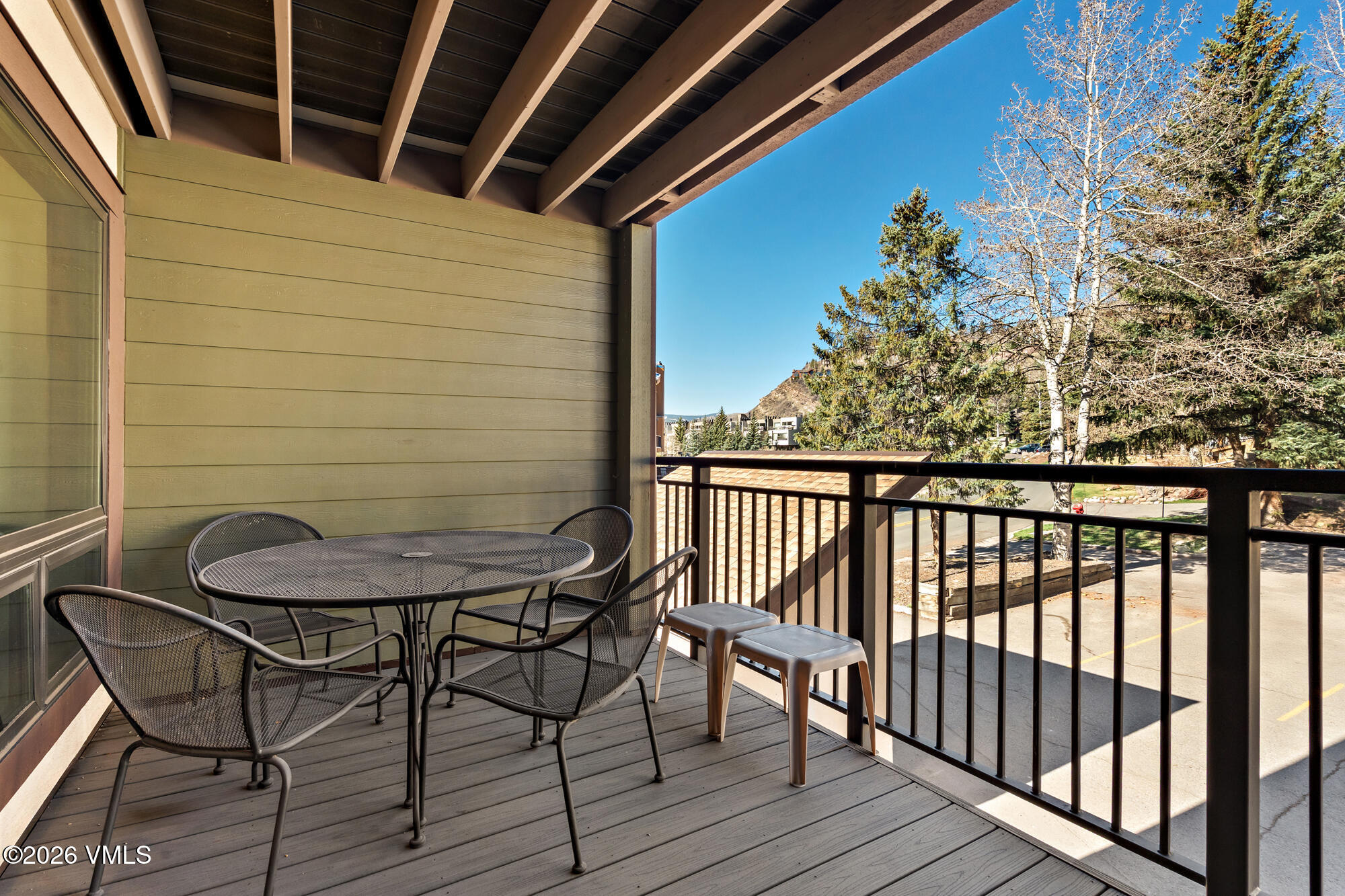 963 Lions Ridge Loop, Unit 502 Vail, CO 81657 - Photo 12 of 30 a view of porch with seating area