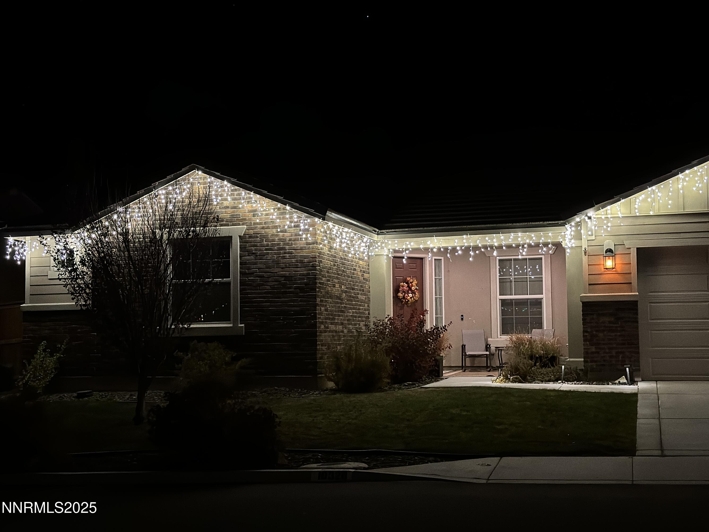 10326 Palladium Mine Drive Reno, NV 89521 - Photo 44 of 50 Front Closer lights Xmas