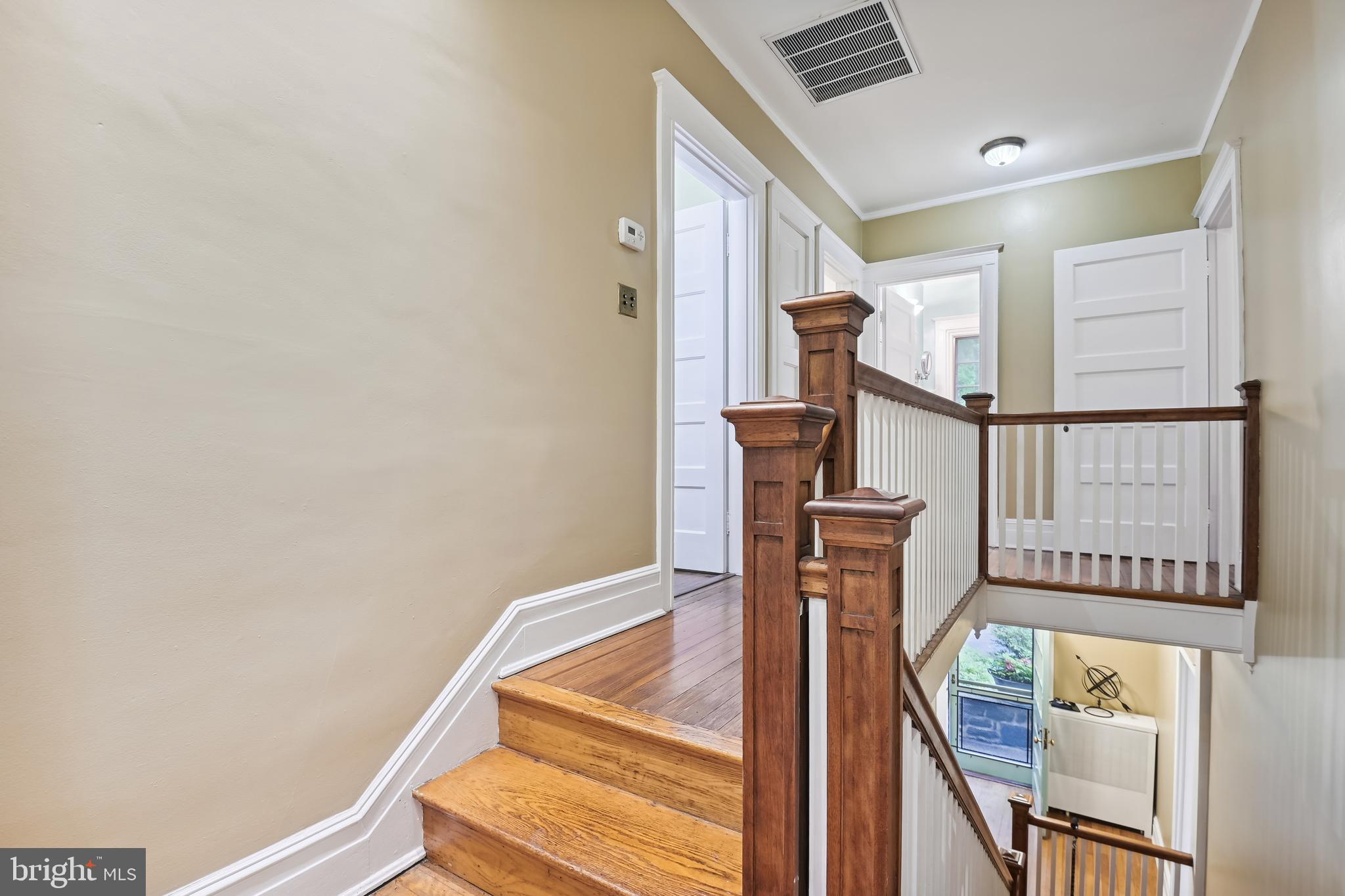 113 Deepdene Road Baltimore, MD 21210 - Photo 28 of 51 Grand staircase. View of Foyer and Upper Level.