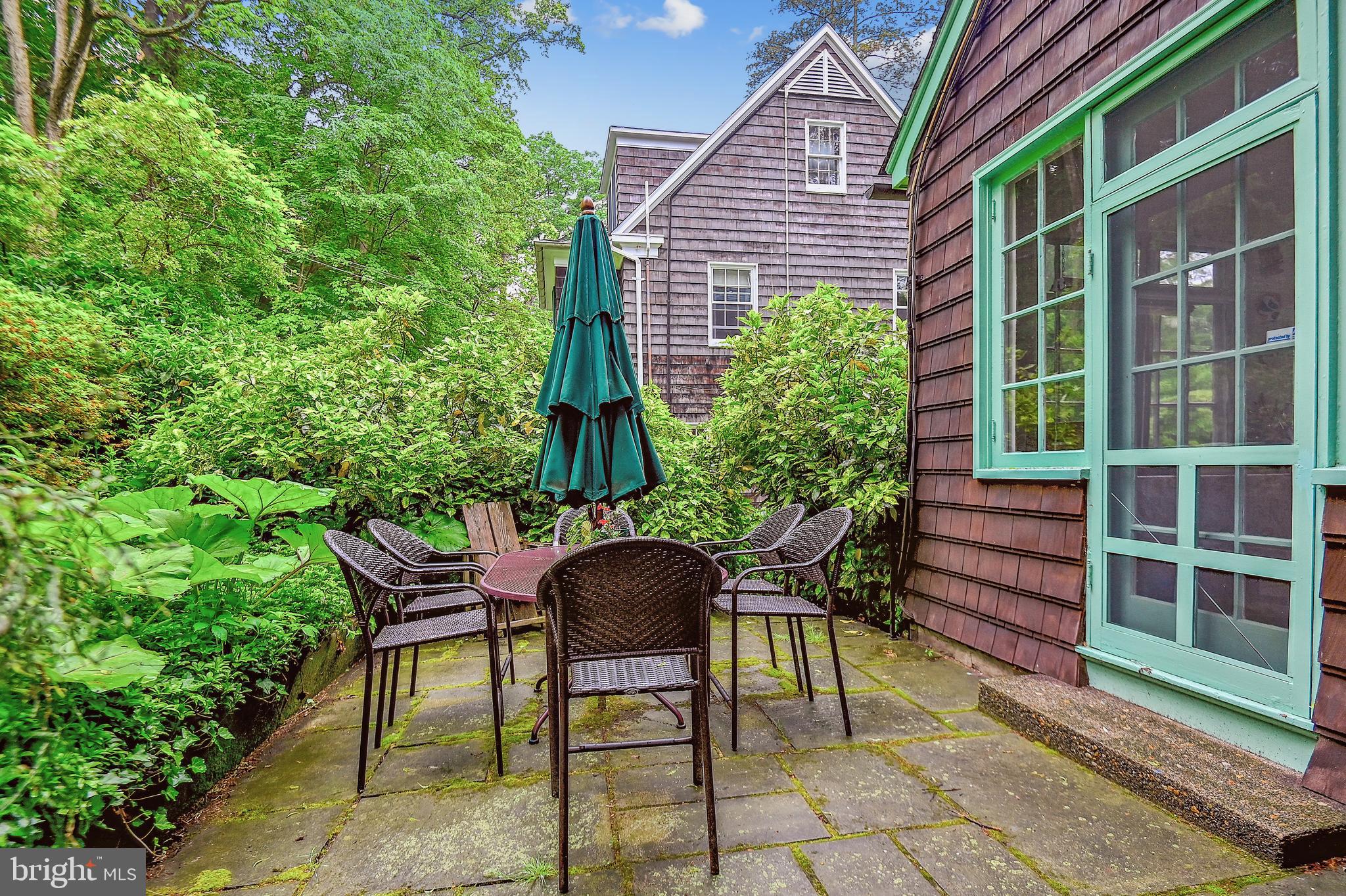 113 Deepdene Road Baltimore, MD 21210 - Photo 43 of 51 Stone Patio off of Sunroom and Dining Rm.