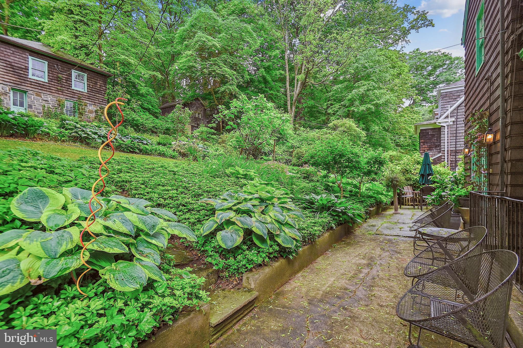 113 Deepdene Road Baltimore, MD 21210 - Photo 44 of 51 Stone Patio off of Kitchen and Dining Rm.