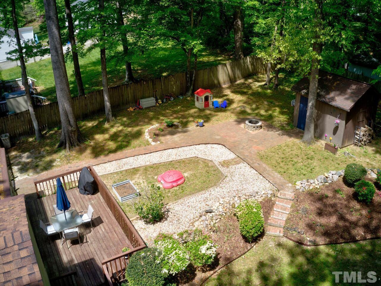 7249 Mine Shaft Road Raleigh, NC 27615 - Photo 44 of 45 an outdoor space with seating