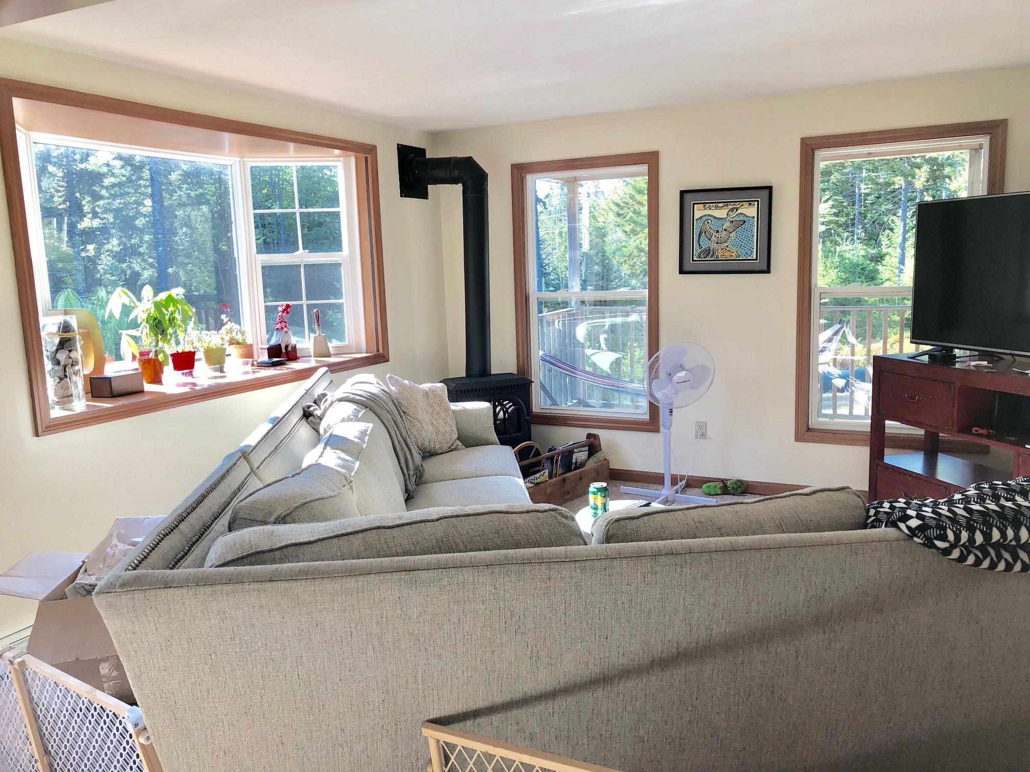 130 Bass Harbor Woods Road Bass Harbor, ME 04653 - Photo 10 of 41 Sunny living room