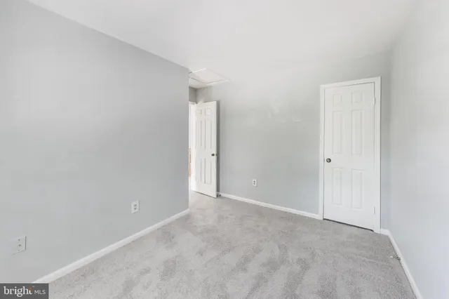 a view of an empty room