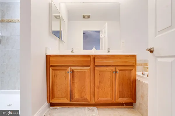 a view of a brick building with many windows