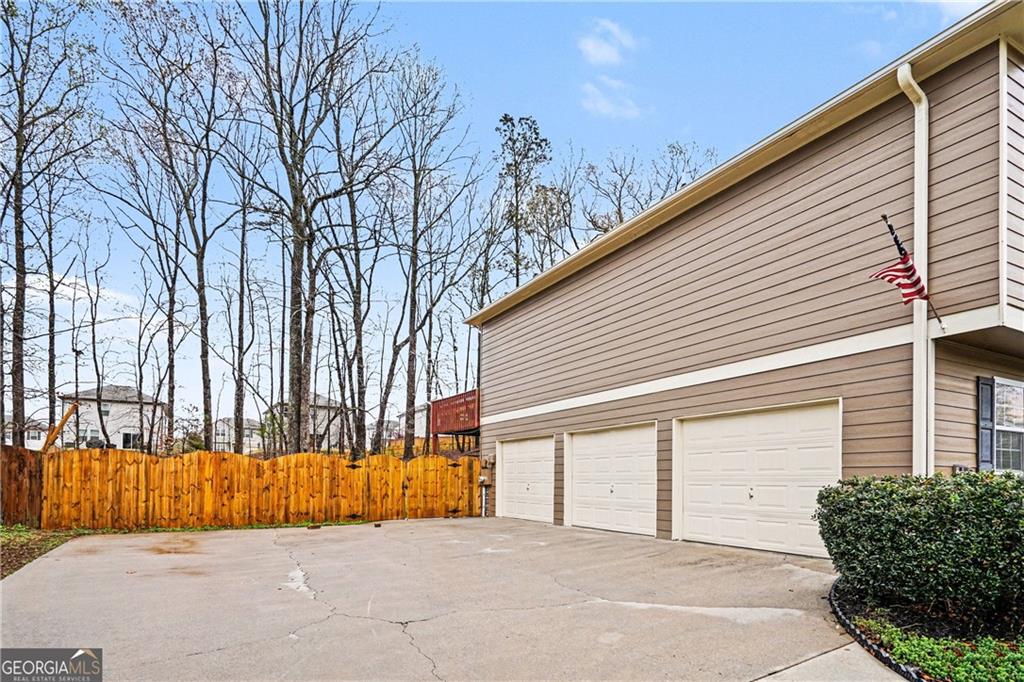 159 Sable Trace Trail Acworth, GA 30102 - Photo 33 of 40 a view of backyard with large tree