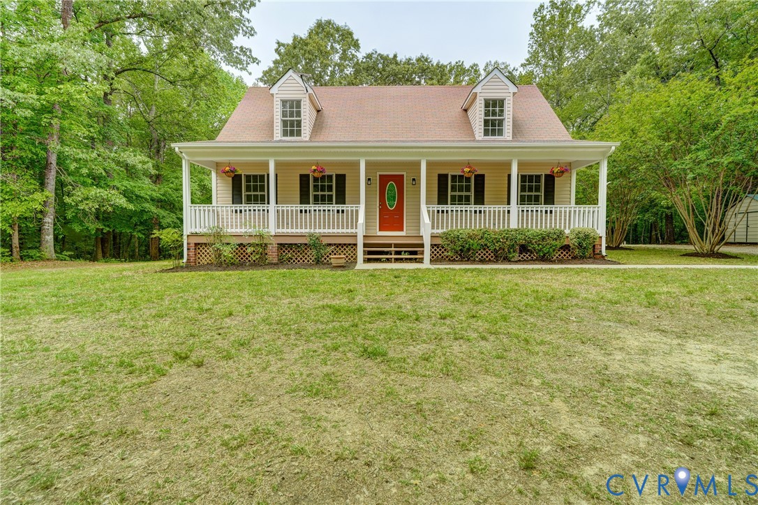 3820 Mt Pleasant Road Providence Forge, VA 23140 - Photo 29 of 40 a front view of a house with a yard