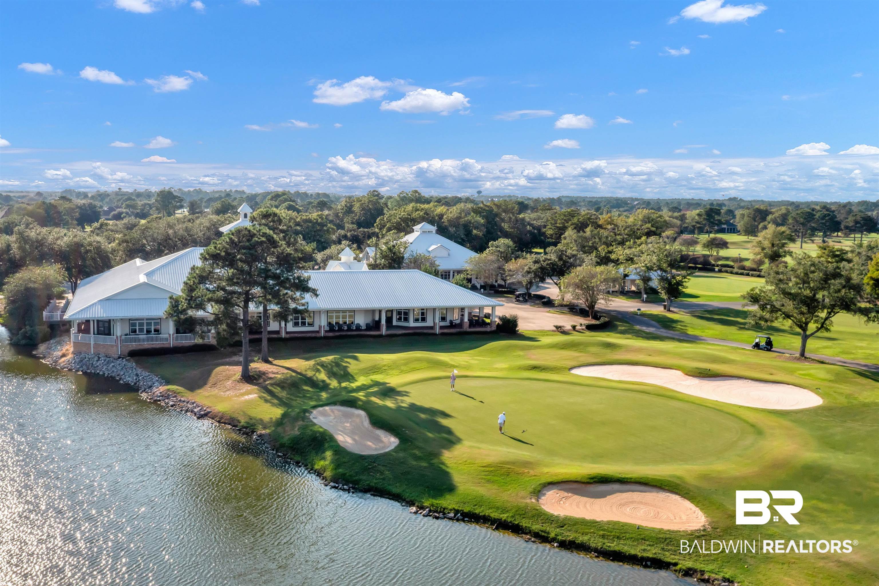 Lakes Circle Gulf Shores, AL 36542 - Photo 12 of 15 Bird's eye view of a nearby body of water and a local golf course