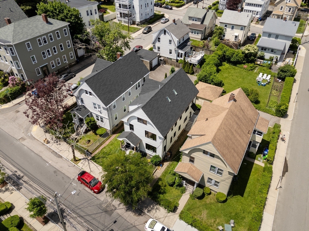 58 Dustin Street, Unit 1 Boston, MA 02135 - Photo 26 of 29 an aerial view of a house