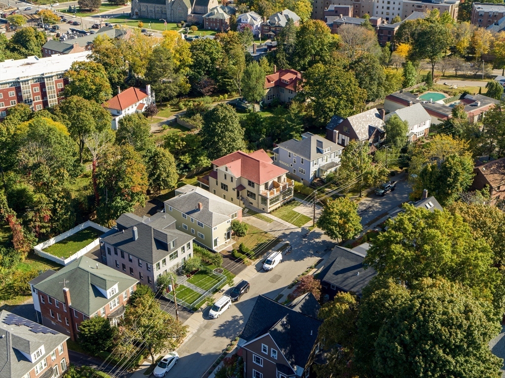35 Algonquin Road, Unit 35 Chestnut Hill, MA 02467 - Photo 37 of 38 an aerial view of residential houses with outdoor space