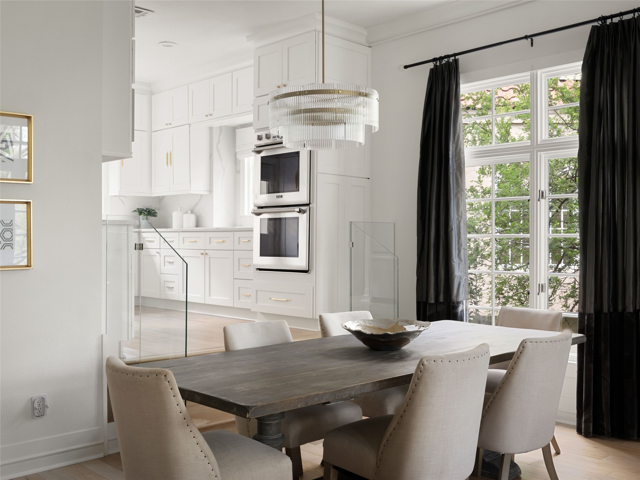 1937 Rue De St Tropez, Unit 10 Austin, TX 78746 - Photo 11 of 39 a view of a dining room with furniture window and outside view