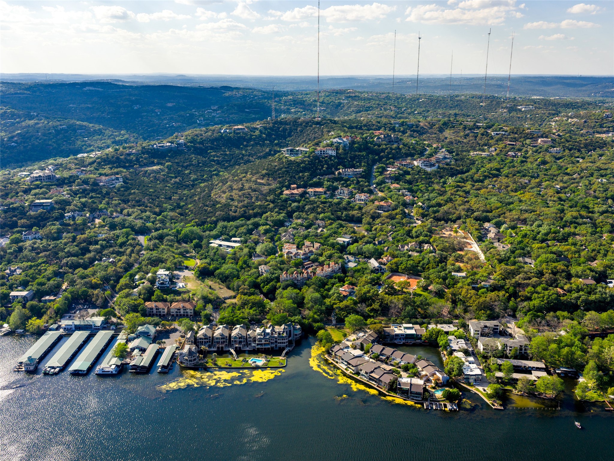 1937 Rue De St Tropez, Unit 10 Austin, TX 78746 - Photo 38 of 39 an aerial view of multiple house