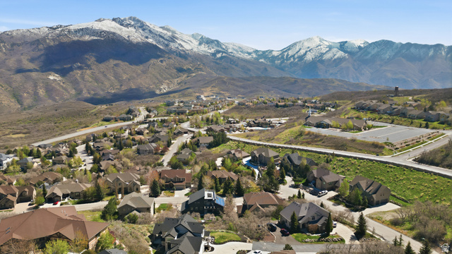 14902 Saddle Leaf Court Draper, UT 84020 - Photo 51 of 52 Aerial perspective of suburban area with a mountain backdrop