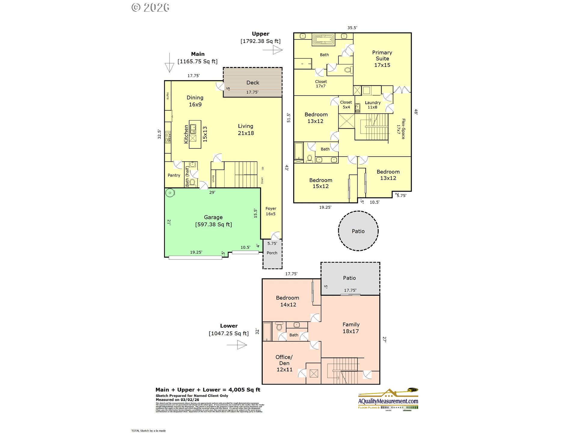 15144 Southwest Deepbrook Lane Portland, OR 97224 - Photo 41 of 41 Floor Plan