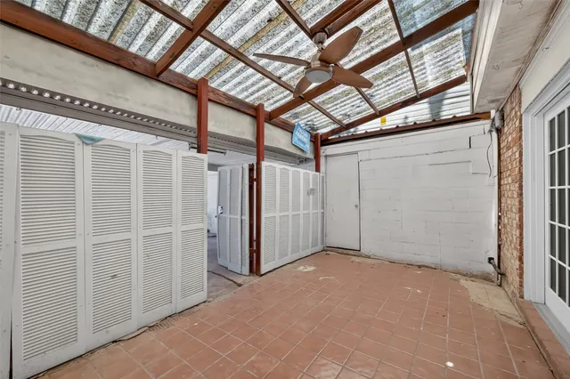 a view of empty room