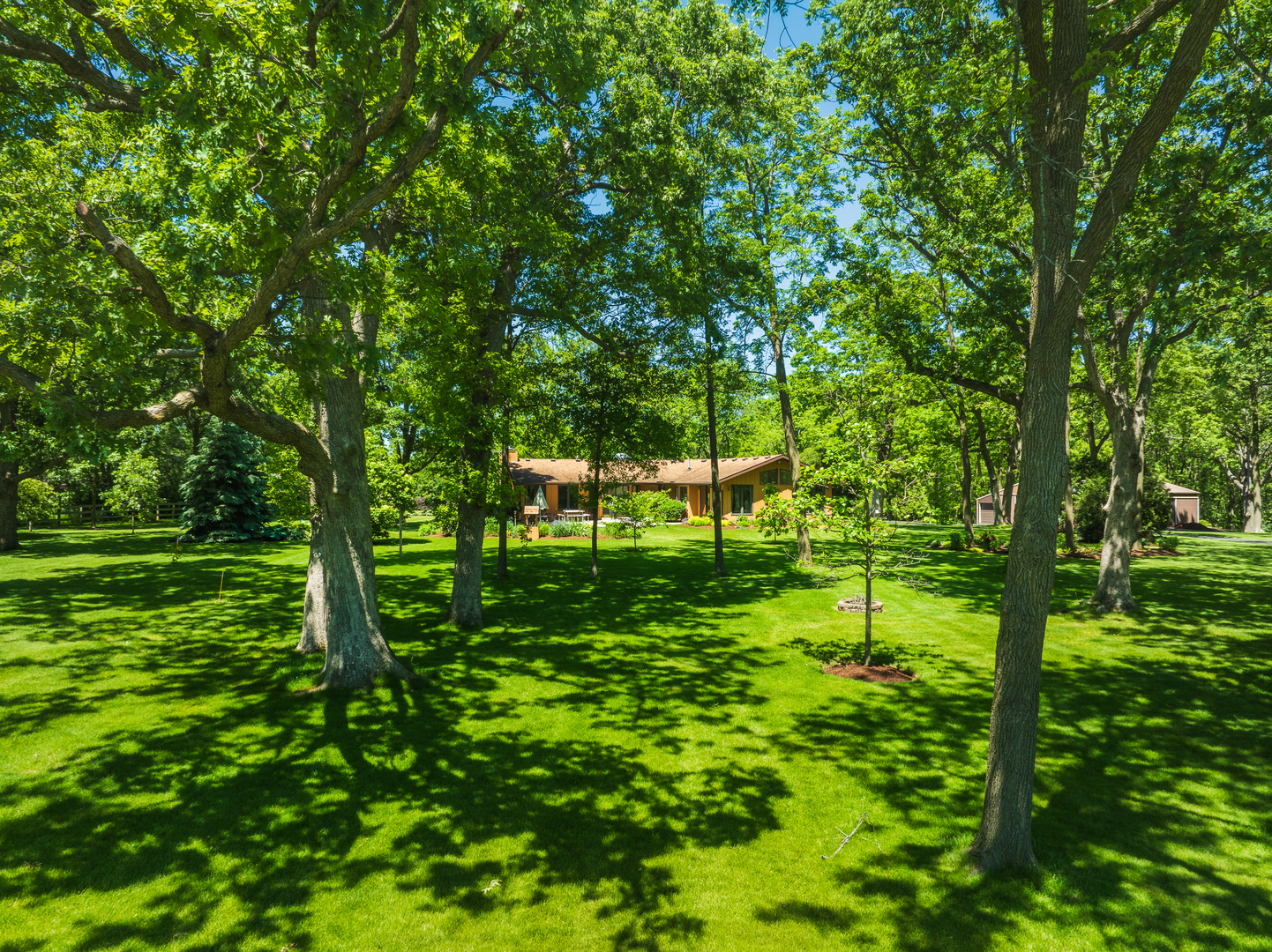 7405 Maxon Road Harvard, IL 60033 - Photo 27 of 30 a backyard of a house with lots of green space