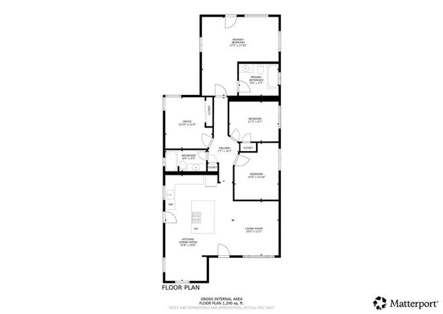 a picture of a bench in the floor