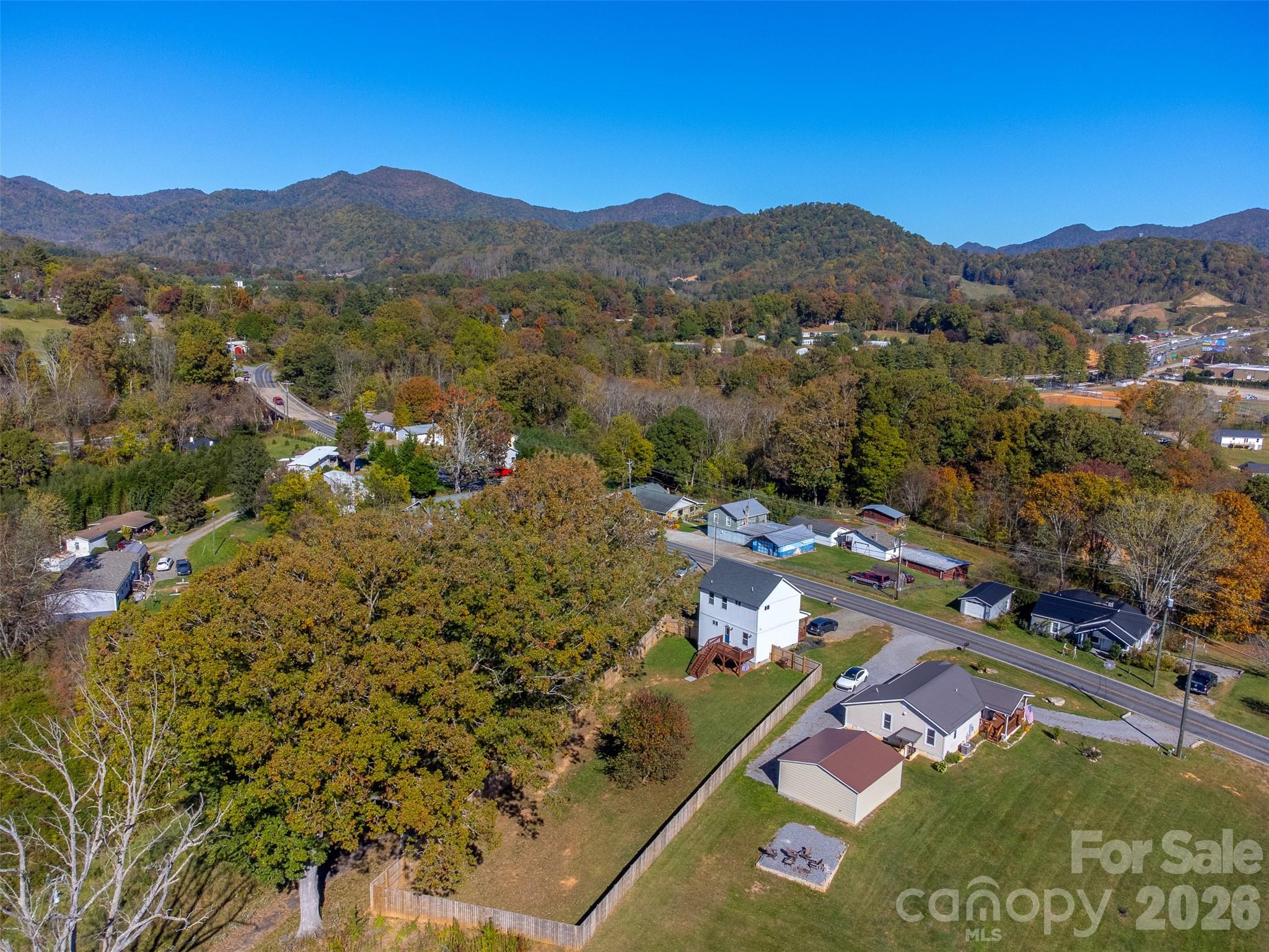 955 North Canton Road Canton, NC 28716 - Photo 46 of 48 a view of a city with mountains in the background