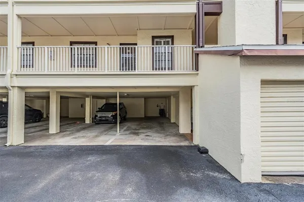 a view of a house with a garage