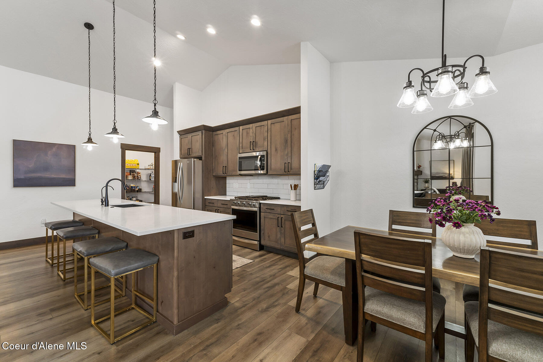 8781 West Seed Loop Rathdrum, ID 83858 - Photo 7 of 40 Kitchen & Dining with Walk-In Pantry