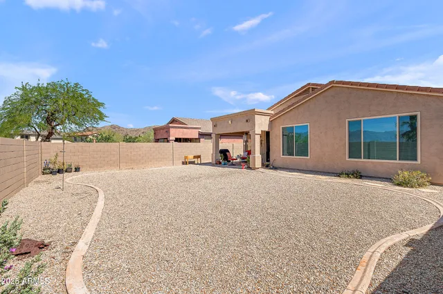 a view of a house with a patio