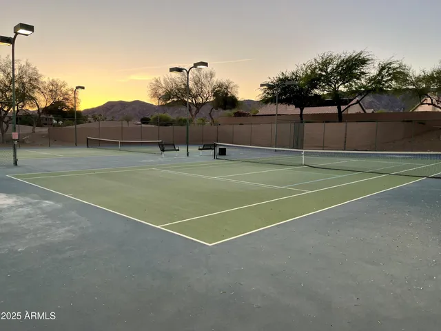 a view of a tennis court