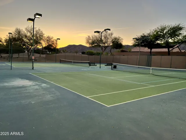 a view of a tennis court