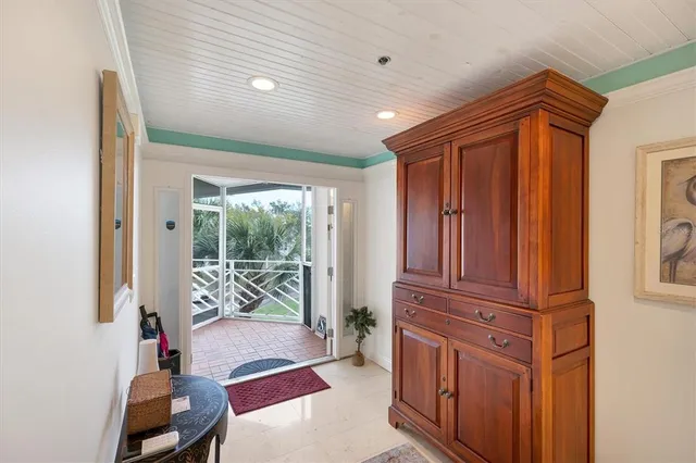 a view of hallway with walk in closet