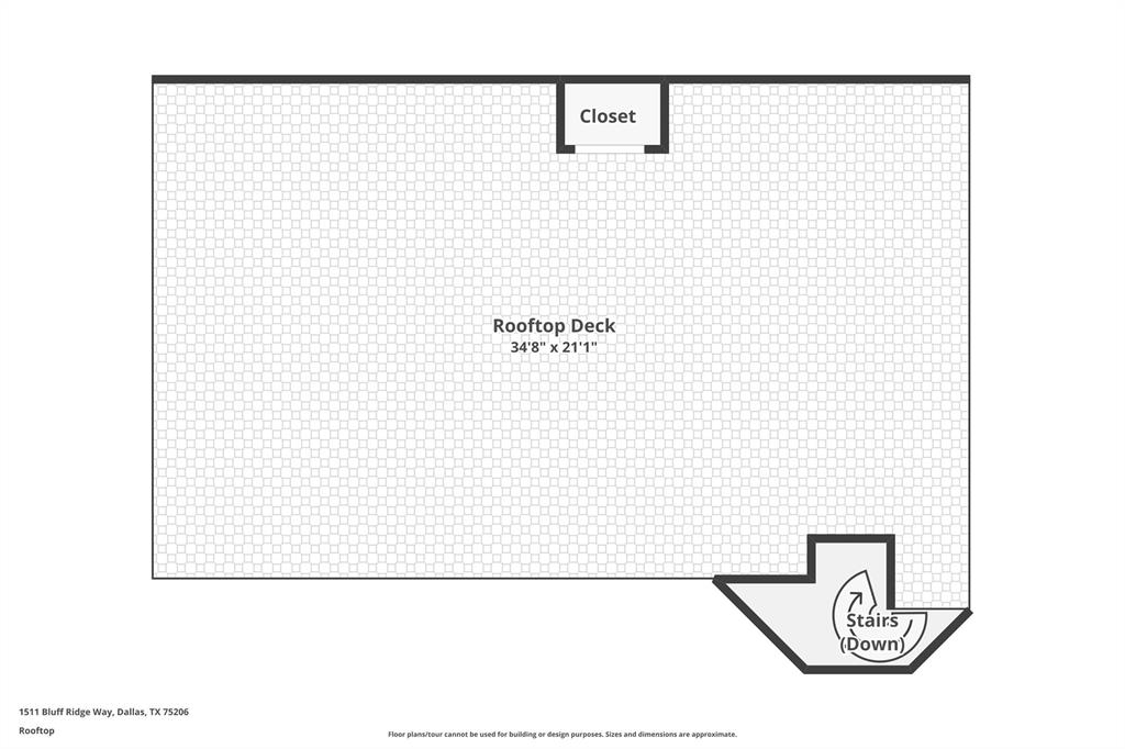 1511 Bluff Ridge Way Dallas, TX 75206 - Photo 36 of 39 Rooftop Deck