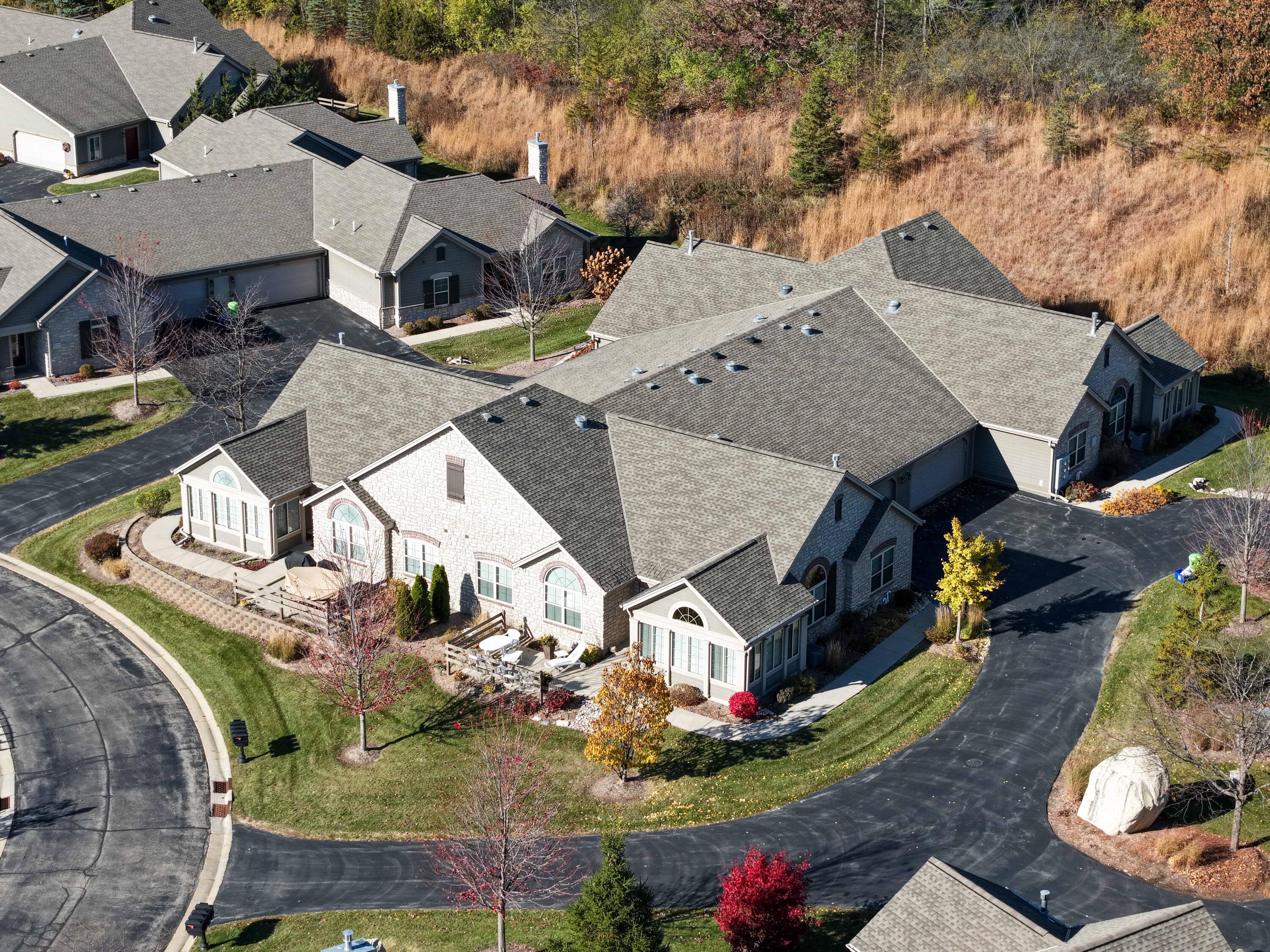 15270 Huff Way Brookfield, WI 53005 - Photo 3 of 24 Drone View of Condo Building