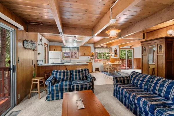 a view of living room with furniture
