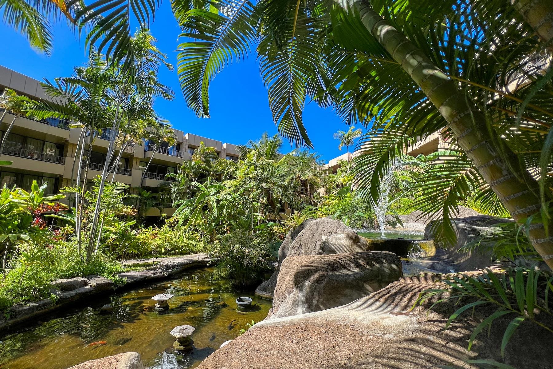 3601 Lower Honoapiilani Road, Unit 414 Lahaina, HI 96761 - Photo 27 of 28 a view of a back yard of the house