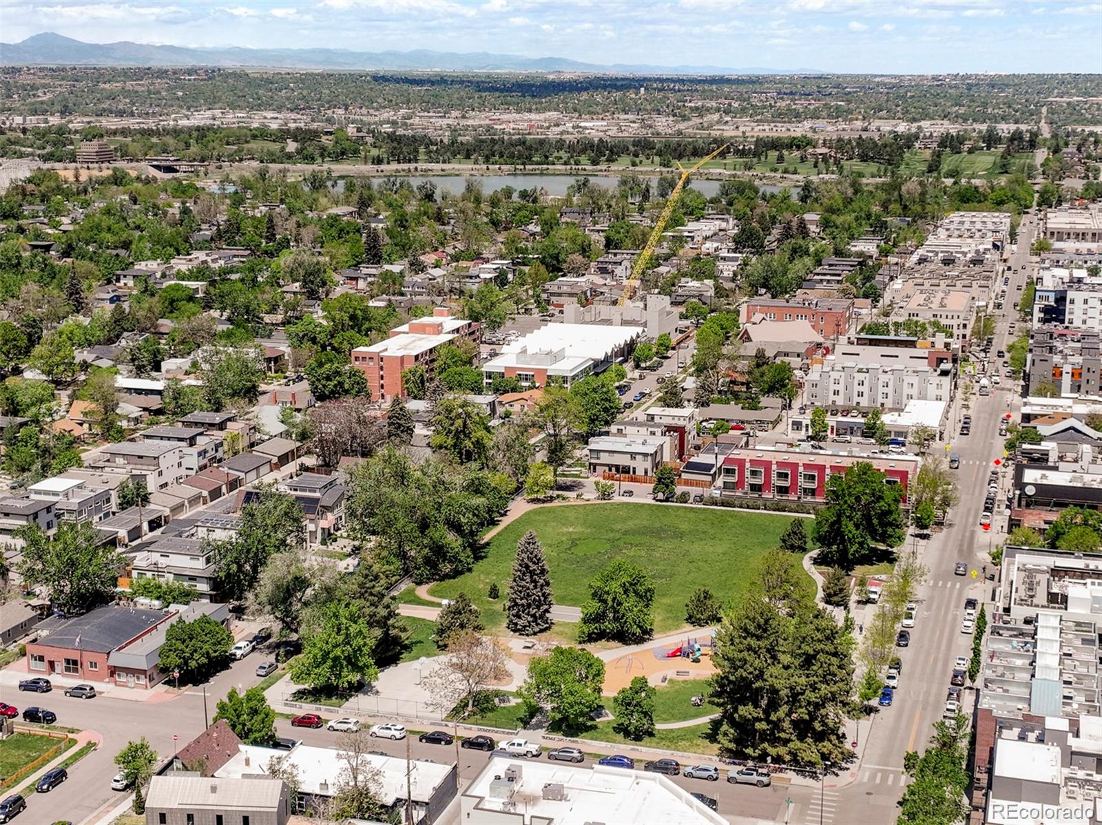 3957 Utica Street, Unit RR Denver, CO 80212 - Photo 40 of 48 an aerial view of a city