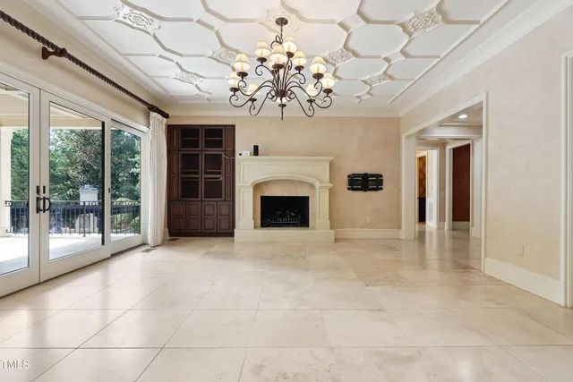 a spacious bathroom with a granite countertop tub and a sink