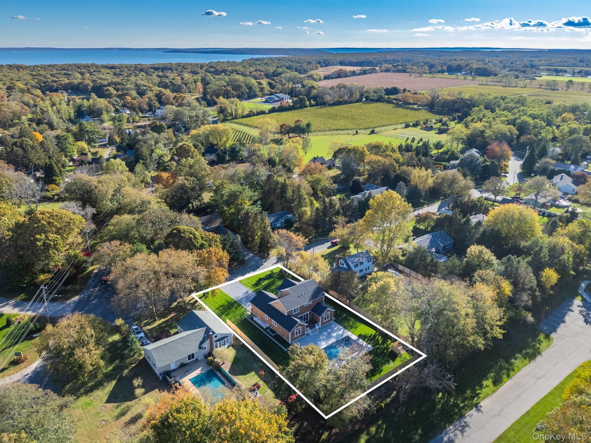 295 Grange Road Southold, NY 11971 - Photo 2 of 50 a view of a city with an ocean