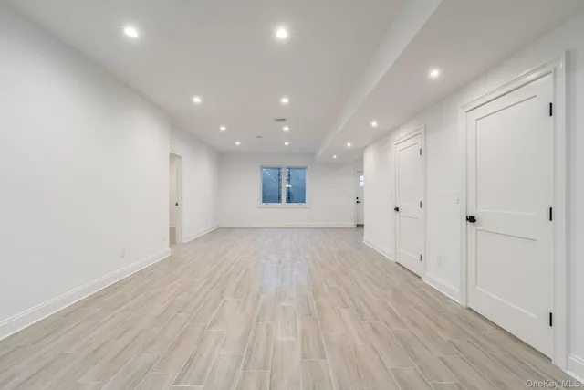 wooden floor in a room