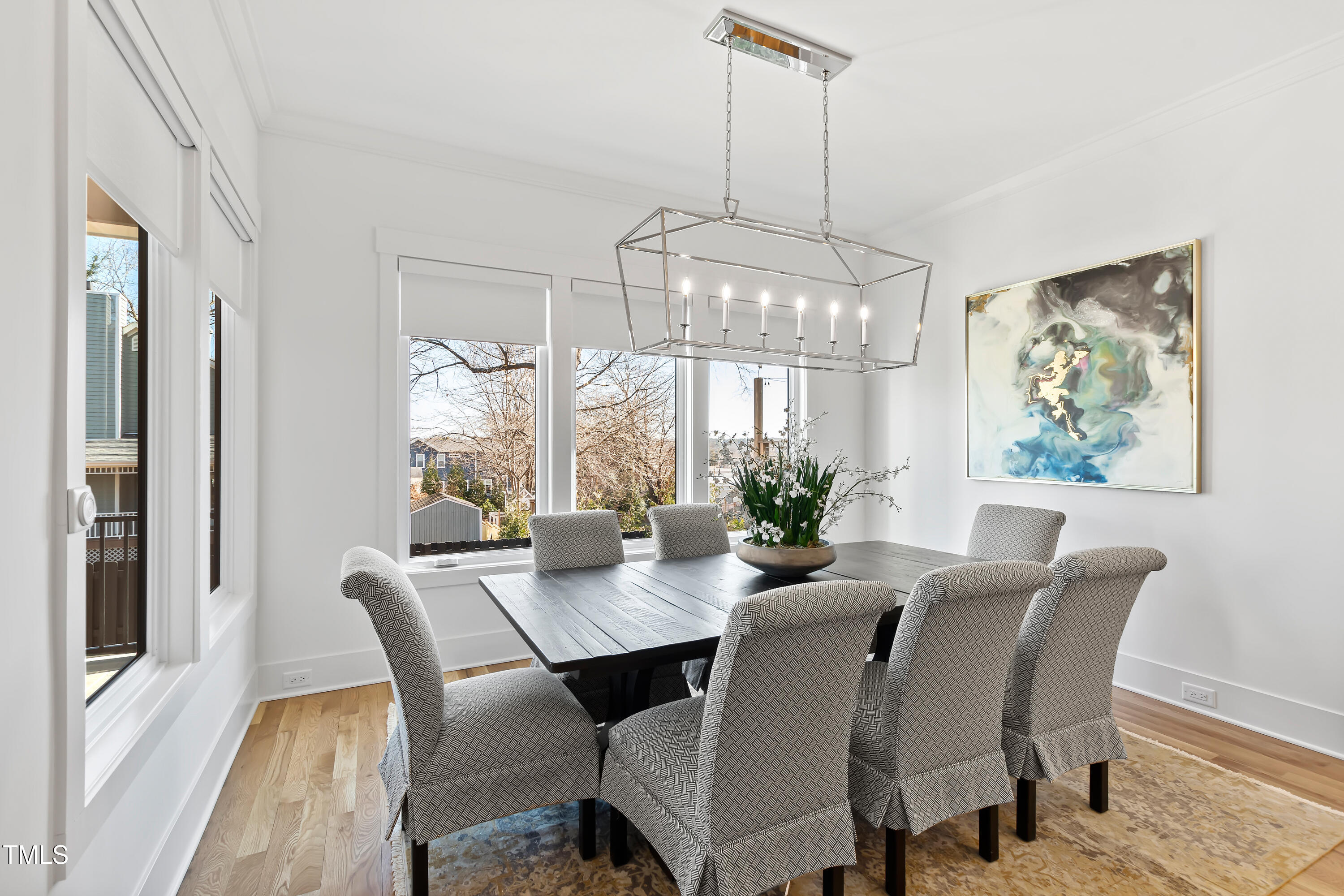 1610 Carson Street Raleigh, NC 27608 - Photo 20 of 64 a view of a dining room with furniture window and outside view