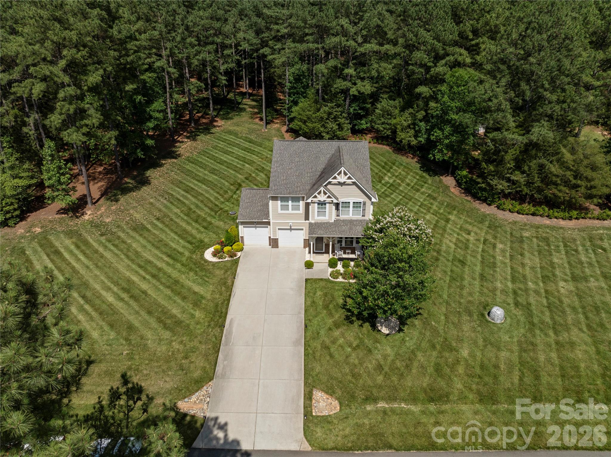 8122 Mossy Rock Road Waxhaw, NC 28173 - Photo 4 of 28 an aerial view of a house