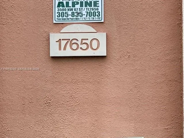 a view of a sign board