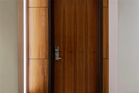 a view of a door