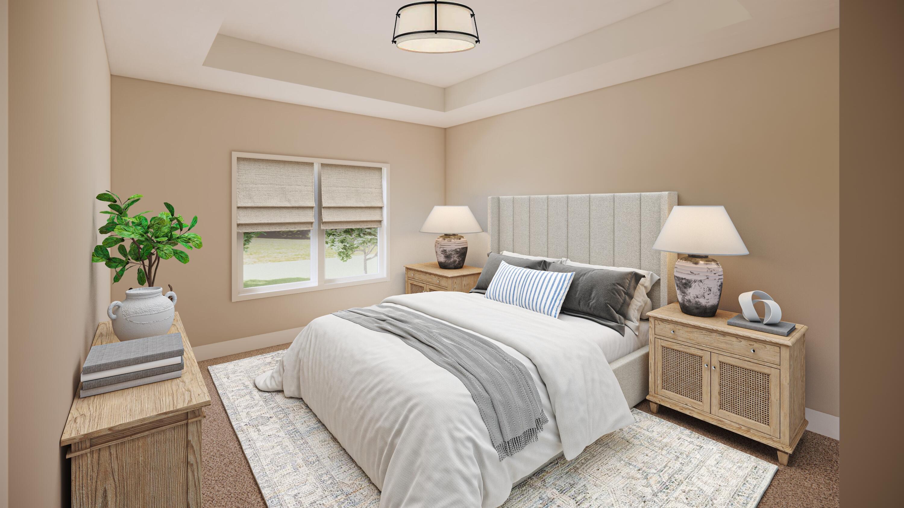 15 Moorebrooke Road Michigan City, IN 46360 - Photo 4 of 8 a bedroom with a bed and a window