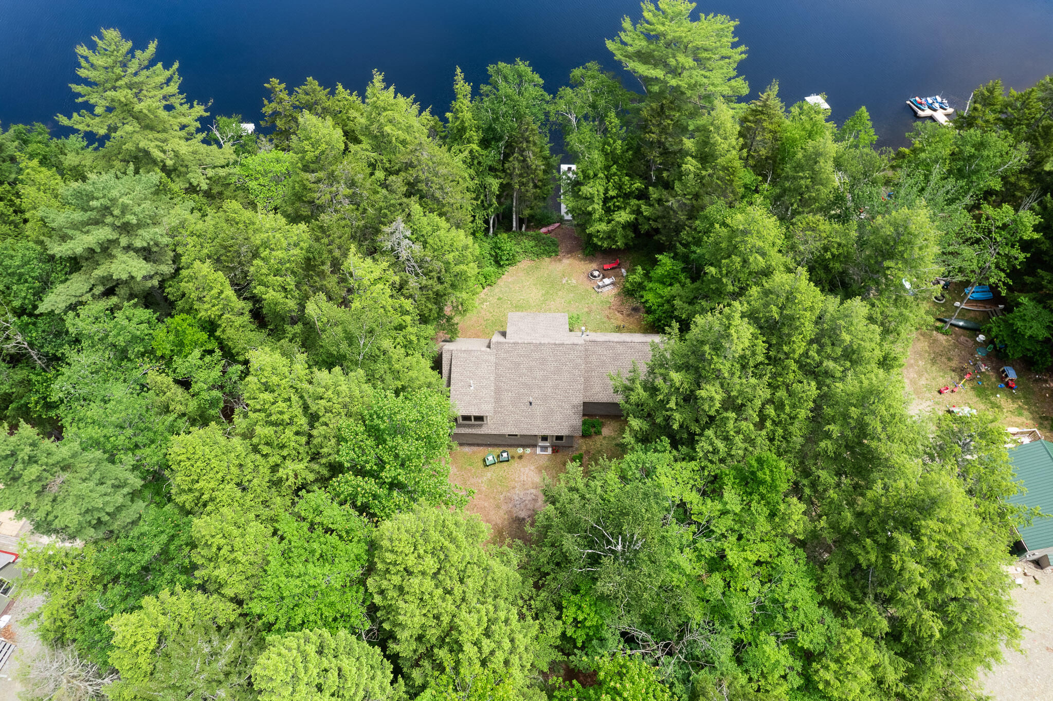 566 Springy Pond Road Otis, ME 04605 - Photo 5 of 36 House Aerial Woods
