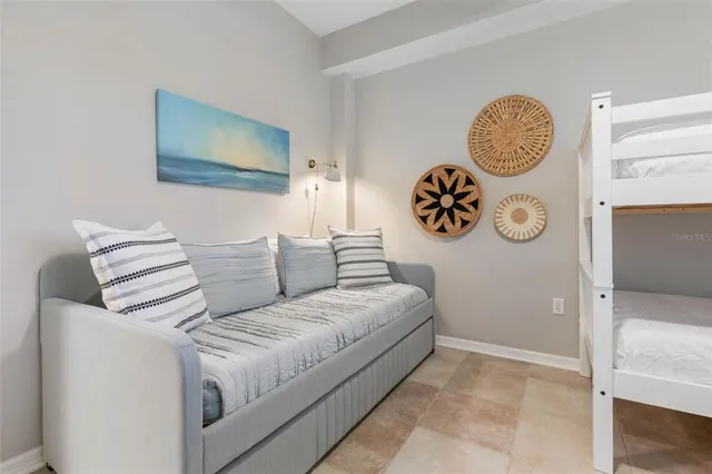an aerial view of a house with a ocean view