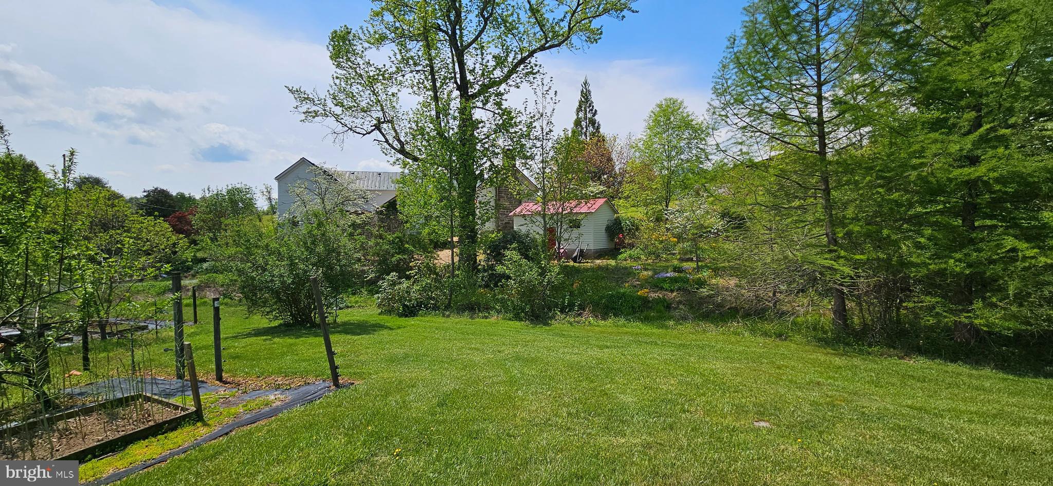 51 Sharp Rock Road Sperryville, VA 22740 - Photo 54 of 96 View of house from kitchen garden