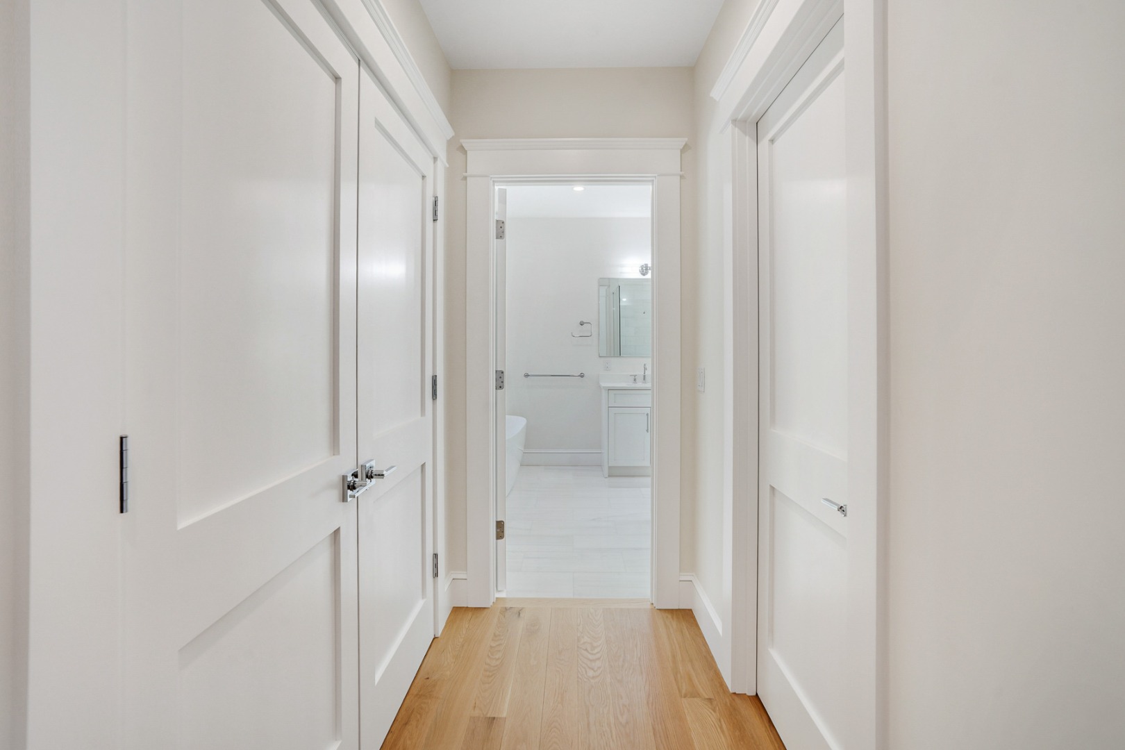9 Martha's Way Edgartown, MA 02539 - Photo 22 of 41 a view of a bathroom from the hallway