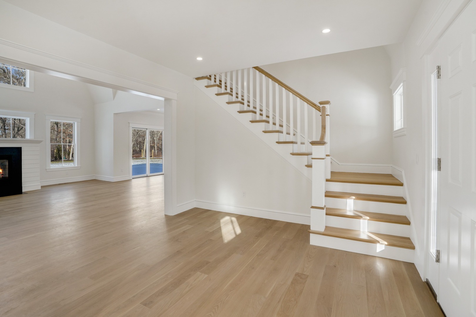 9 Martha's Way Edgartown, MA 02539 - Photo 8 of 41 a view of entryway and hall with wooden floor