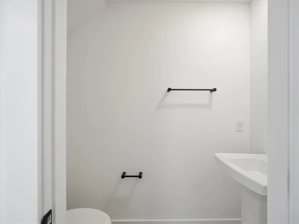 a bathroom with a toilet