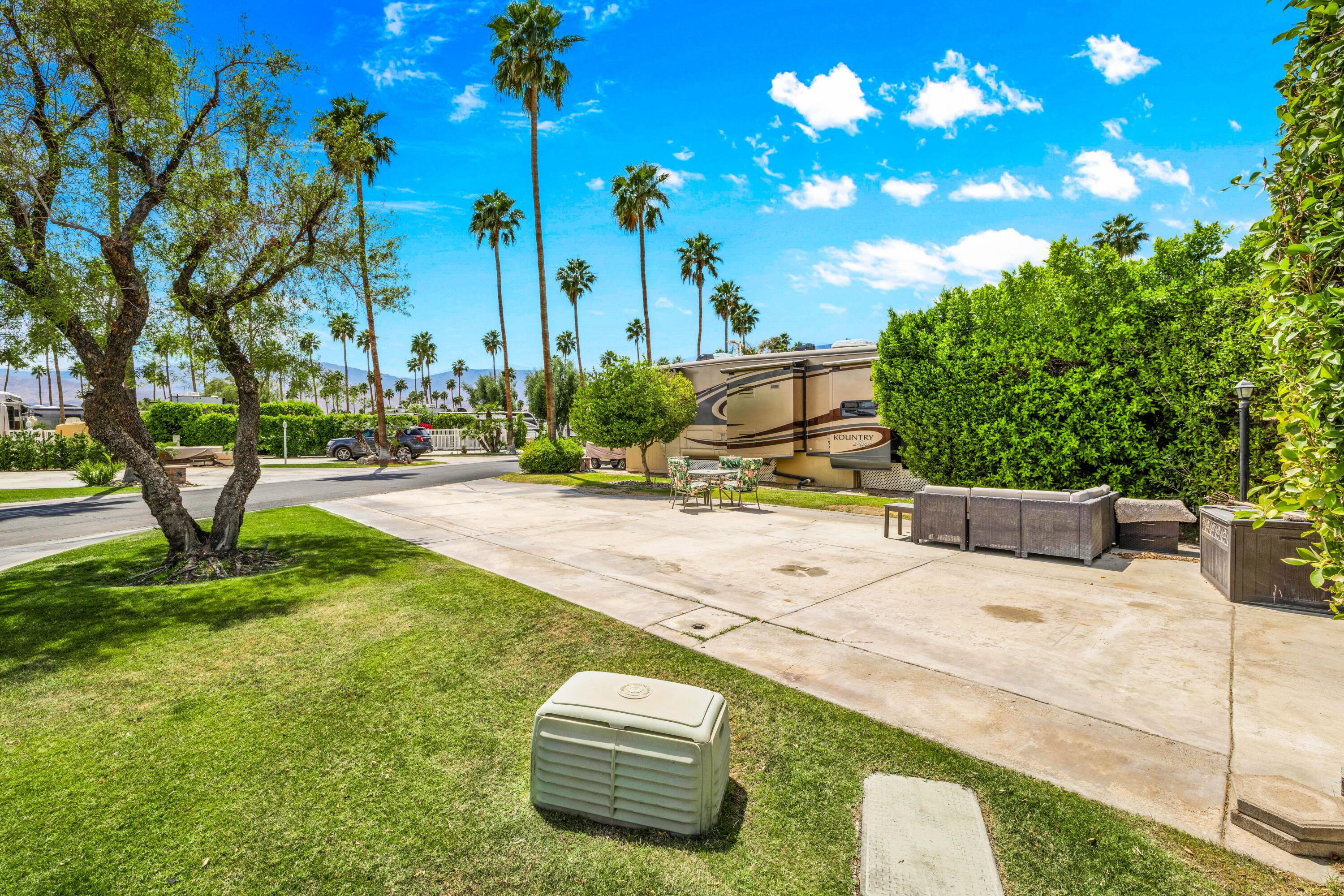 69411 Ramon Road, Unit 359 Cathedral City, CA 92234 - Photo 13 of 51 a view of a backyard